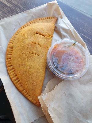 Calzone at Wholesome Bakery in San Francisco