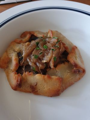Savory galette at Wholesome Bakery in San Francisco