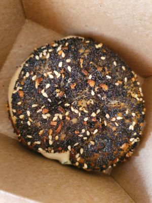 Bagel  at Wholesome Bakery in San Francisco