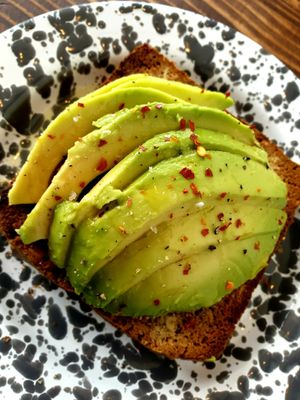 Avocado toast at Wholesome Bakery in San Francisco