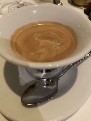 Coffee americano  at Antichi Sapori in Basel