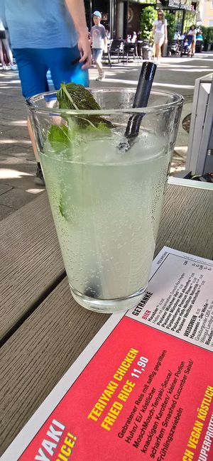 Yuzu-Limo at MoschMosch in Heilbronn