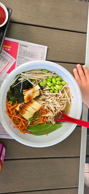 Vegan Ramen soup no. 33 at MoschMosch in Heilbronn