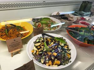 Salads at Wise Cicada Wholefood Cafe in Auckland