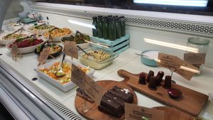 Deli Cabinet at Wise Cicada Wholefood Cafe in Auckland