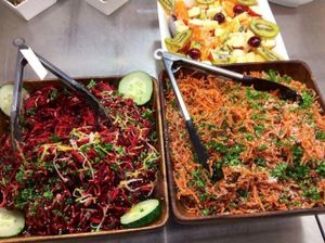 Salads at Wise Cicada Wholefood Cafe in Auckland