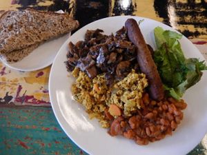 Big Hearty Breakfast at Wise Cicada Wholefood Cafe in Auckland