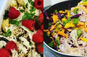 Vegan Salads  at Cafe Noti in Mallorca