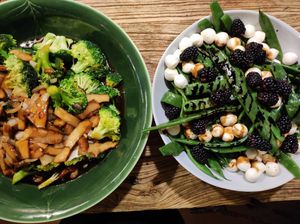 Saitan Brokoli Teriaky   at Cafe Noti in Mallorca