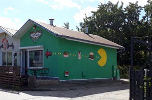 Warzywina, Gdańsk, Just next to the SKM train stop at Warzywina in Gdynia