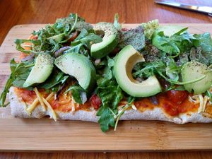 Pinsa Avocado at Cafe Del Sol in Witten