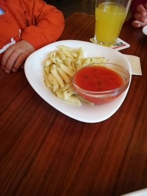 Nudeln mit Tomatensauce (Kinderteller)
 at Cafe Del Sol in Witten