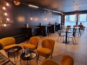 Interior at IzyCoffee in Izegem