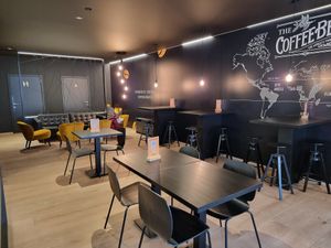 Interior at IzyCoffee in Izegem