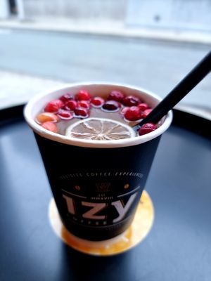 Ginger tea at IzyCoffee in Izegem