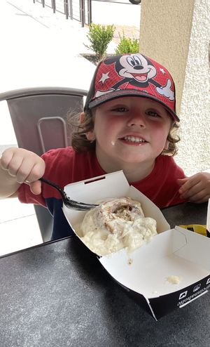 The Old Skool Roll is our favorite!! at Cinnaholic in Addison