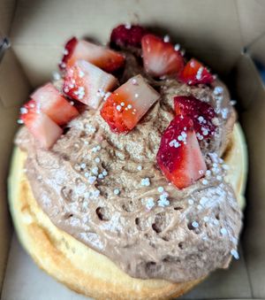 Sparkle Berry cinnamon roll at Cinnaholic in Addison