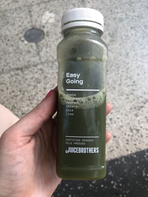 250ml juice €5  at JuiceBrothers - Herengracht in Amsterdam