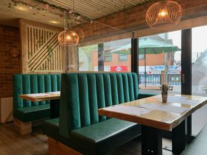 Seating inside the restaurant  at 50Nine in Luton
