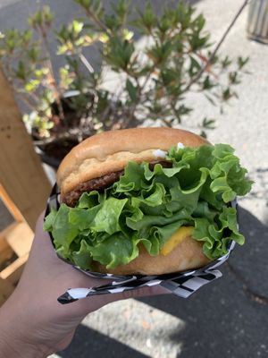 Indigo Burger! 🍔  YUM at Indigo Burger in Newark