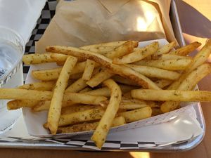 Really good fries at Indigo Burger in Newark
