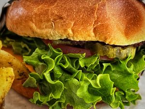 Ready for my close up  at Indigo Burger in Newark