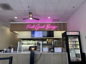 Inside shot  at Indigo Burger in Newark