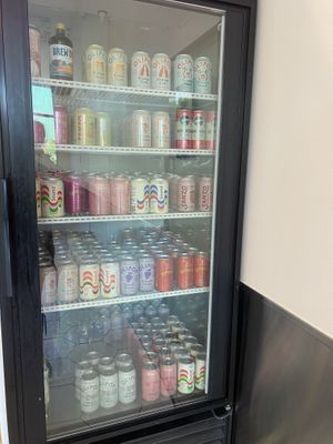 Newer Drink Offerings Near Check-Out  at Indigo Burger in Newark