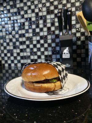 Hawaiian Teriyaki (Beyond) No Onions • Light Sauce 😋 Enjoyed at Home  at Indigo Burger in Newark