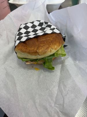   at Indigo Burger in Newark