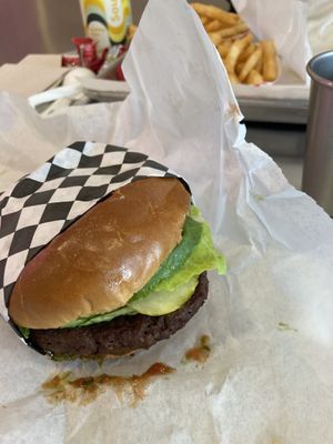   at Indigo Burger in Newark