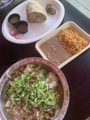 Food  at Madre Tierra Express in Los Angeles