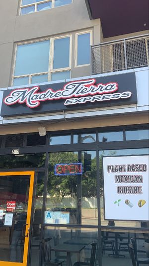 Outside  at Madre Tierra Express in Los Angeles