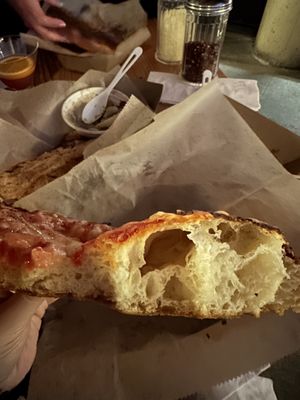 Bubble crust🤩  at Slab Sicilian Street Food in Portland