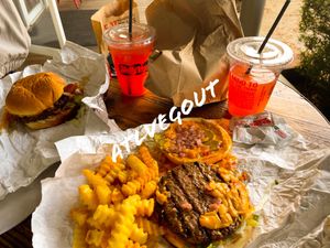 Burgers at Slutty Vegan in Jonesboro