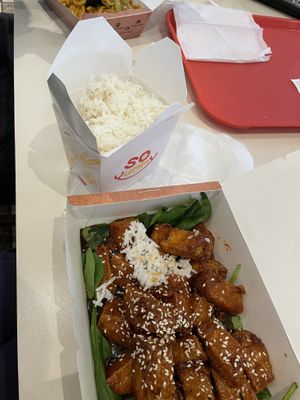 Sesame tofu  at VeGreen 2 Go in Duluth