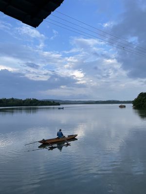 Lake at Kola in Koggala