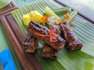 Tofu bites at Kola in Koggala
