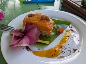 Dessert with mango at Kola in Koggala