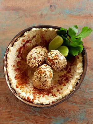 Falafel & Hummus Bites at Kola in Koggala