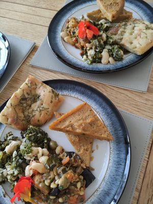 Polenta, focaccia, stews (Italian) at Natural Cookery School in Nailsworth