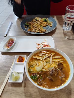 Bun bo Hue at Loving Hut in Reykjavik