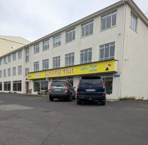 The exterior of this Loving Hut. at Loving Hut in Reykjavik