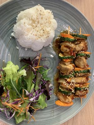 Summer kebab   at Loving Hut in Reykjavik