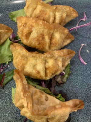 Vegetable wonton  at Loving Hut in Reykjavik