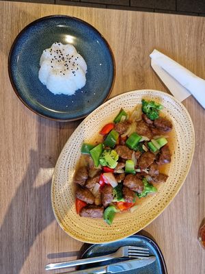 Lucky chunk at Loving Hut in Reykjavik