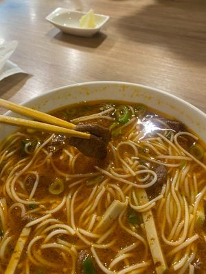 43. Vegan Bun Bo Hue: This noodle soup main course is similar to pho.  at Loving Hut in Reykjavik