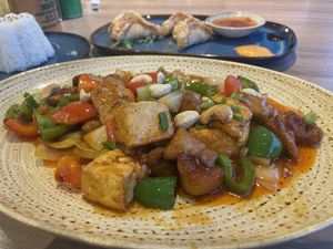 Kung pao   at Loving Hut in Reykjavik