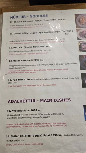  at Loving Hut in Reykjavik