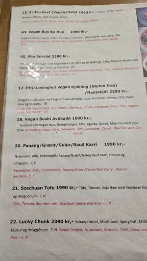  at Loving Hut in Reykjavik